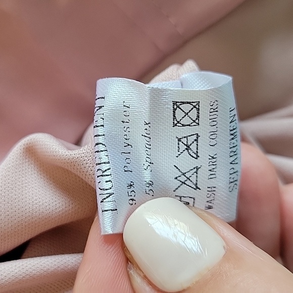 Nwt ROSEDRESS MAUVE STRAPLESS MINI DRESS SATIN EFFECT SIZE MEDIUM - Picture 14 of 16